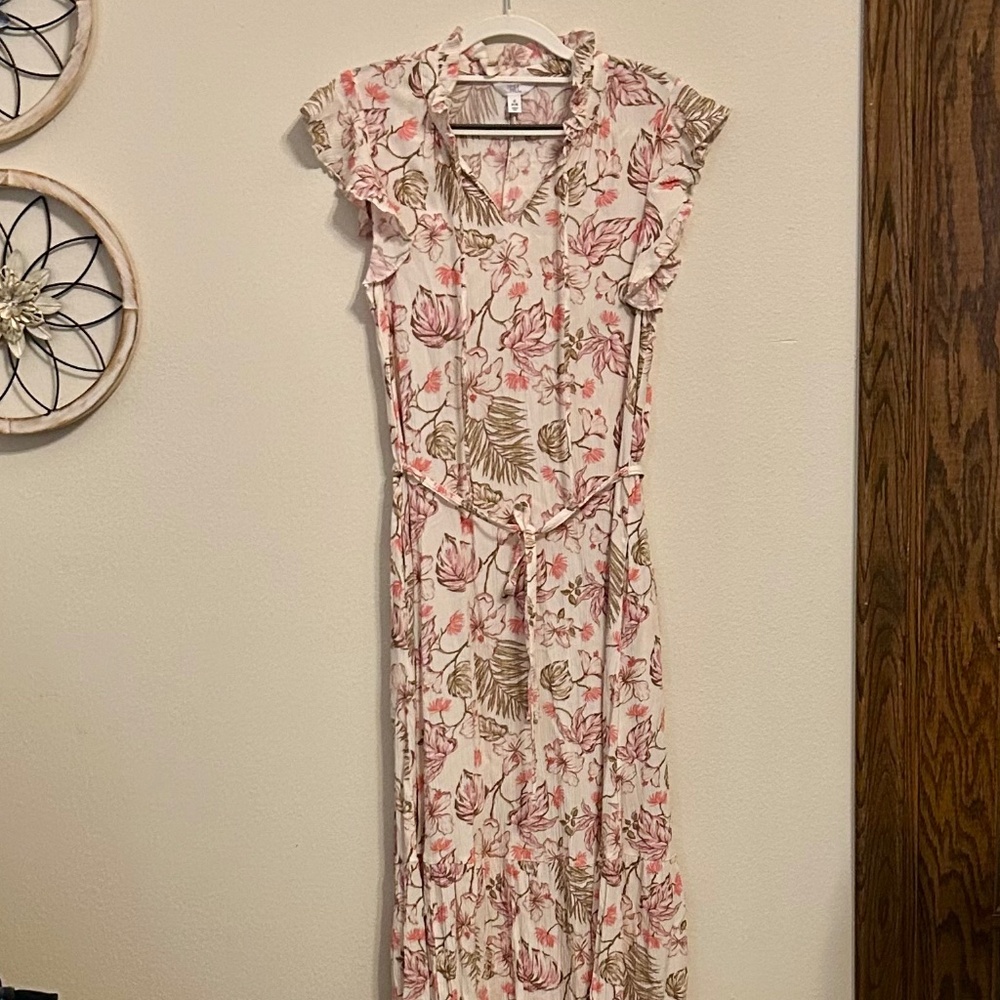 NWOT, TIME AND TRU Women’s Floral Maxi Dress, Size Small (4-6)